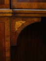 73729: MAITLAND SMITH Leather Top Mahogany Kidney 
