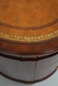 73729: MAITLAND SMITH Leather Top Mahogany Kidney 