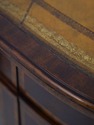 73729: MAITLAND SMITH Leather Top Mahogany Kidney 