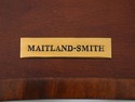 73729: MAITLAND SMITH Leather Top Mahogany Kidney 