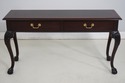 73765: THOMASVILLE Mahogany Ball & Claw Console Ta