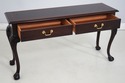 73765: THOMASVILLE Mahogany Ball & Claw Console Ta