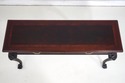 73765: THOMASVILLE Mahogany Ball & Claw Console Ta
