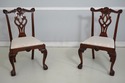 L73140: Set of 10 Mahogany Chippendale Dining Chai