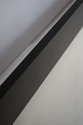 73742: CENTURY Black Painted Queen Size Headboard