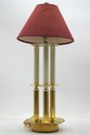 F73751: Brass 3 Column 2 Light Bouillette Table La