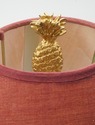 F73751: Brass 3 Column 2 Light Bouillette Table La