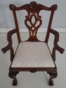 L73140: Set of 10 Mahogany Chippendale Dining Chai