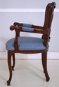 73746: Pair Of Mahogany Ribbon Back Armchairs