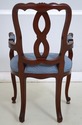 73746: Pair Of Mahogany Ribbon Back Armchairs