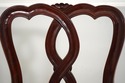 73746: Pair Of Mahogany Ribbon Back Armchairs