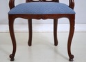 73746: Pair Of Mahogany Ribbon Back Armchairs