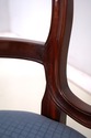 73746: Pair Of Mahogany Ribbon Back Armchairs