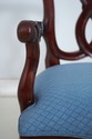 73746: Pair Of Mahogany Ribbon Back Armchairs