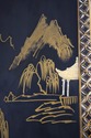 F73771: Pair Of Chinese Black Lacquer Wall Art Pan