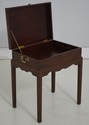 L73711: MADISON SQUARE Mahogany Inlaid Silver Lidd