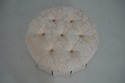 F73761: Round Tufted Ottoman w. Pleated Skirt