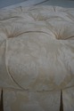 F73761: Round Tufted Ottoman w. Pleated Skirt