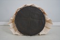 F73761: Round Tufted Ottoman w. Pleated Skirt