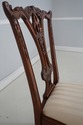 F73770: Carved Mahogany Chippendale Style Chair w.