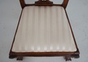 F73770: Carved Mahogany Chippendale Style Chair w.
