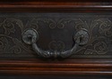 L73651: THEODORE ALEXANDER Embossed Metal Chest w.