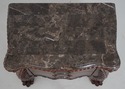 73757: Pair of Marble Top Nightstands