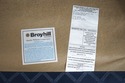 73767: BROYHILL Roll Arm Blue Upholstered Wing Cha