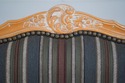 73768: French Louis XV Style Upholstered Open Armc
