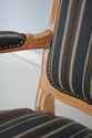 73768: French Louis XV Style Upholstered Open Armc