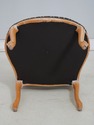 73768: French Louis XV Style Upholstered Open Armc