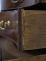 73726: BAKER Mahogany Serpentine 4 Drawer Chest