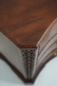 73726: BAKER Mahogany Serpentine 4 Drawer Chest
