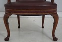 L73830: Pair Of HICKORY Leather Mahogany Armchairs