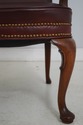 L73830: Pair Of HICKORY Leather Mahogany Armchairs