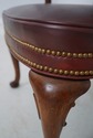 L73830: Pair Of HICKORY Leather Mahogany Armchairs