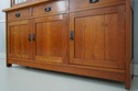 73705: STICKLEY Cherry Mission Style China Cabinet