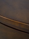 73726: BAKER Mahogany Serpentine 4 Drawer Chest