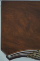 73726: BAKER Mahogany Serpentine 4 Drawer Chest
