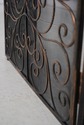 F73753: French Country Wrought Iron 3 Panel Firesc