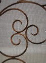 F73753: French Country Wrought Iron 3 Panel Firesc