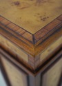 L73797: THEODORE ALEXANDER Neoclassical Burl Wood 