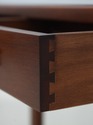 L73725: Mahogany Inlaid 2 Drawer Console Table