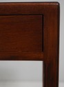 L73725: Mahogany Inlaid 2 Drawer Console Table
