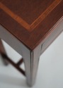 L73725: Mahogany Inlaid 2 Drawer Console Table
