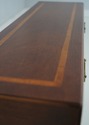 L73725: Mahogany Inlaid 2 Drawer Console Table