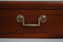 L73725: Mahogany Inlaid 2 Drawer Console Table