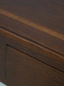 L73725: Mahogany Inlaid 2 Drawer Console Table