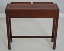 L73725: Mahogany Inlaid 2 Drawer Console Table