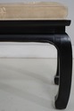 73743: CENTURY Oriental Style Leather Seat Black L